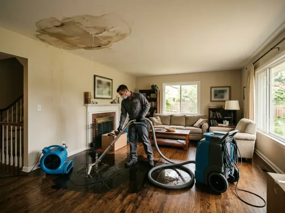 attic-pipe-burst-ceiling-drip-008 — frequently asked questions, Water Damage Restoration & Carpet Care in Etowah, TN